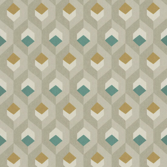 Casadeco Helsinki HELS82057407 - Beige / Groen Behang