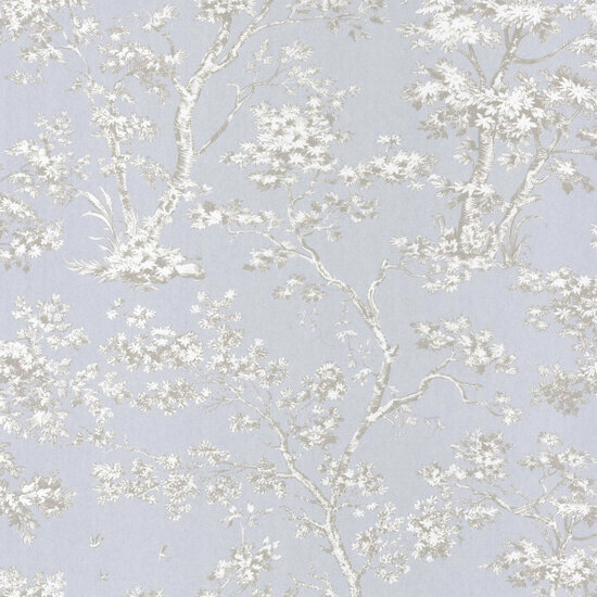 Casadeco Fontainebleau FONT81526106 - Beige / Blauw Behang