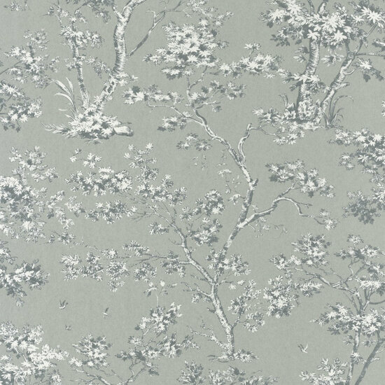 Casadeco Fontainebleau FONT81527103 - Groen Behang