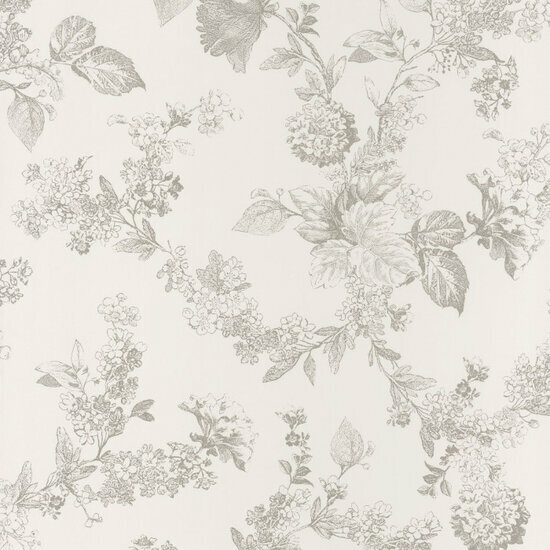 Casadeco Fontainebleau FONT81561203 - Beige / Wit Behang
