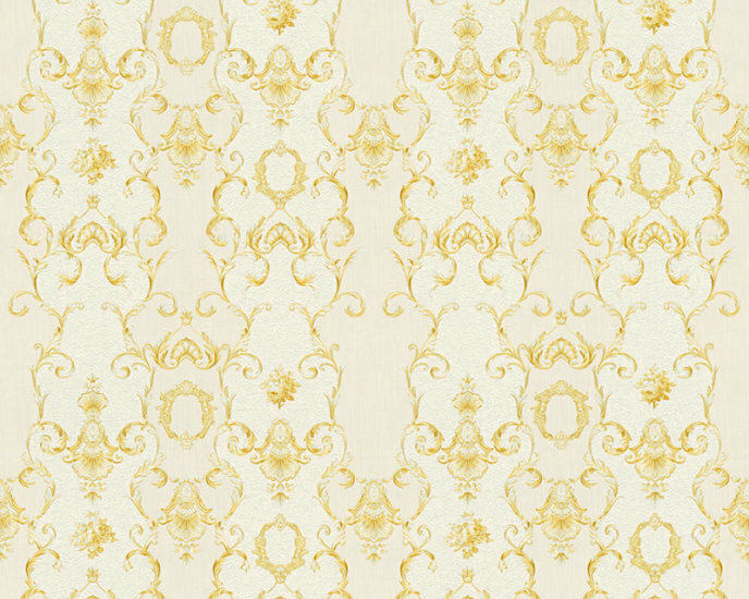 AS Creation Chateau 5 34392-1 - Goud / Creme Behang