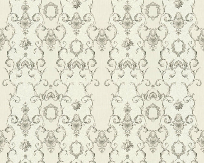 AS Creation Chateau 5 34392-3 - Zilver / Grijs Behang