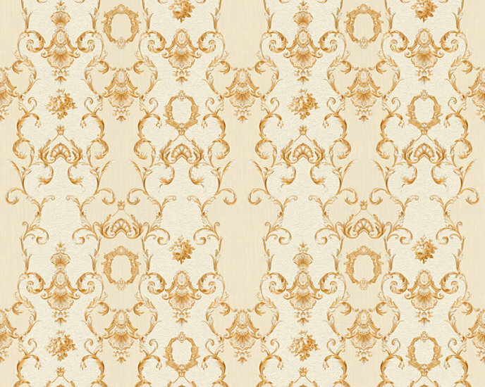 AS Creation Chateau 5 34392-5 - Goud / Creme Behang