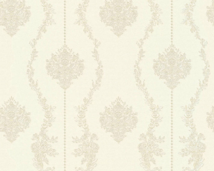 AS Creation Chateau 5 34493-3 - Zilver / Grijs Behang
