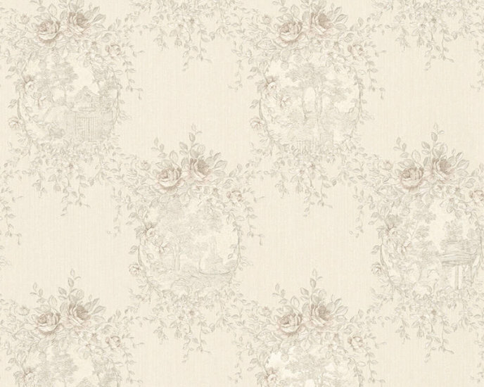 AS Creation Chateau 5 34499-5 - Grijs / Brons Behang