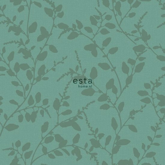 Esta Blush 148730 - Turquoise Behang