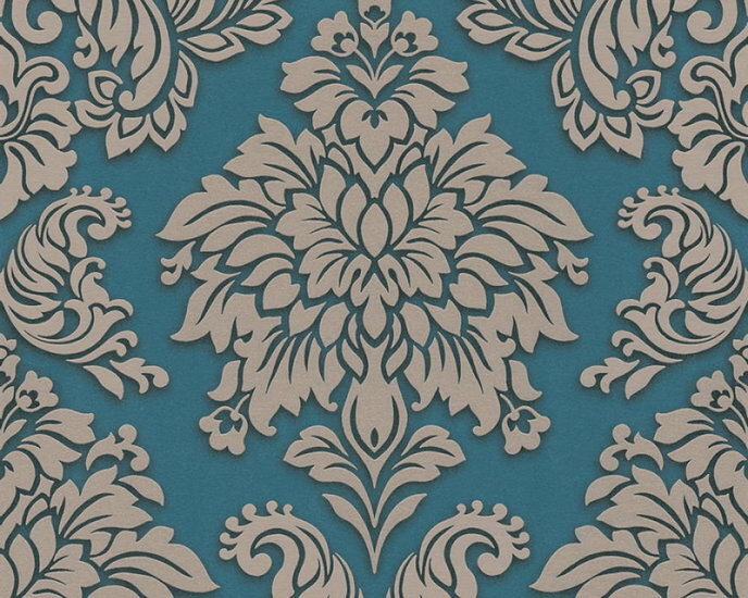 AS Creation Metropolitan Stories | 36898-5 - Blauw / Zilver Behang