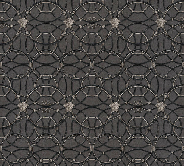 Versace Home 4 - 37049-4 - Zilver - Grijs Behang