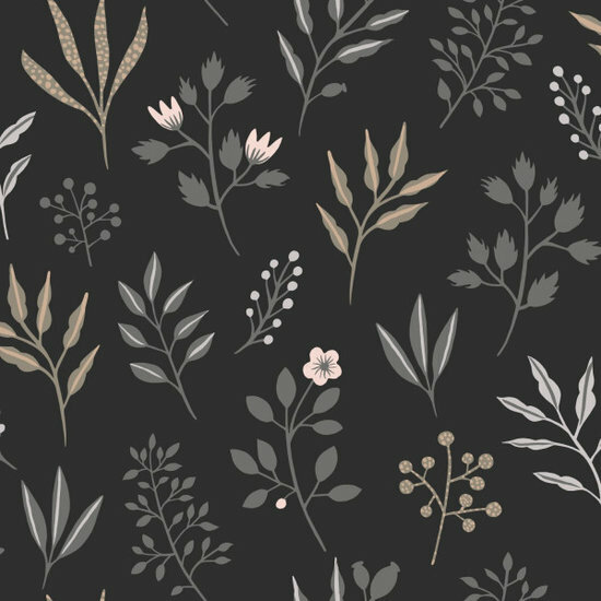 Esta Home Scandi Cool 139083 - Zwart Behang