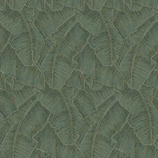 Casadeco Cuba CBBA84327507 - Groen Behang