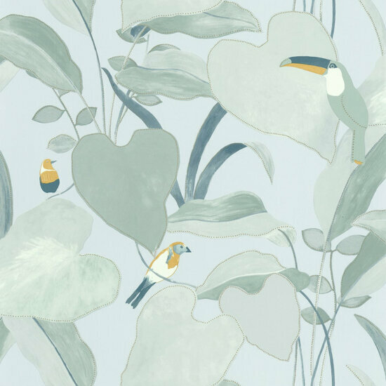 Caselio L&#039;Odyssee OYS101427121 - Groen Behang