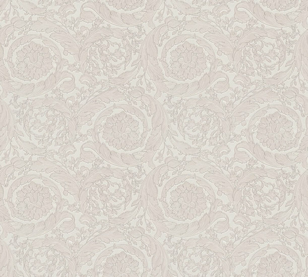 AS Creation Versace 3 93583-5 | 935835 - Zilver / Grijs / Creme Behang