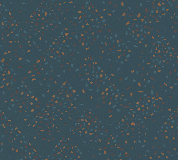AS Creation New Walls 37394-1 | 373941 - Blauw / Groen Behang