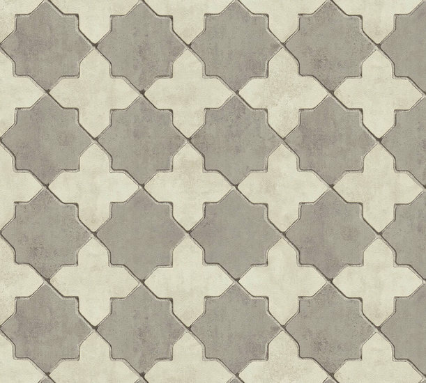 AS Creation New Walls 37421-5 | 374215 - Grijs / Creme Behang