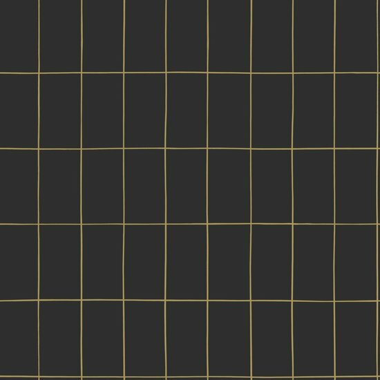 Esta Home Black &amp; White 139132 - Zwart - Goud Behang