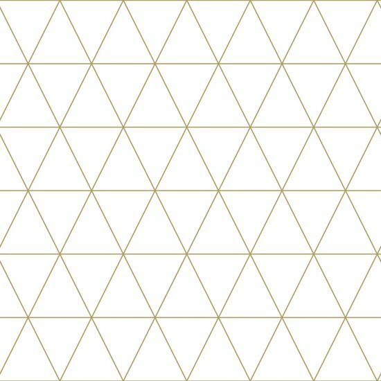 Esta Home Black &amp; White 139147 - Wit - Goud Behang