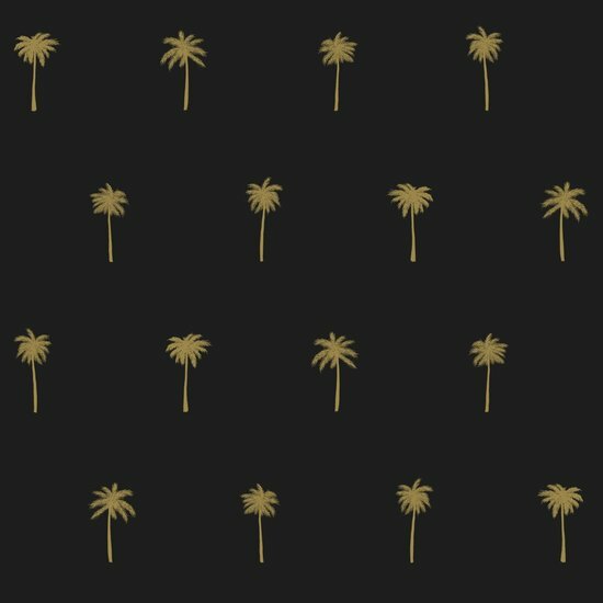 Esta Paradise 139161 - Zwart - Goud Behang