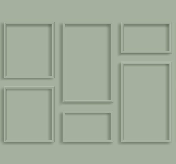 Esta Art Deco Fotobehang 158966 - Groen Behang