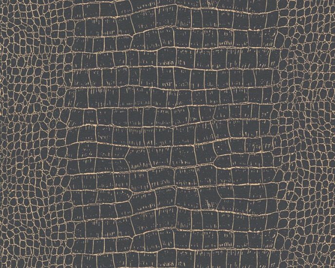 AS Creation Trendwall | 3710-03 - 371003 Zwart / Goud Behang