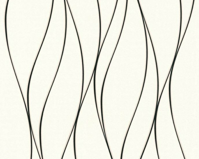AS Creation Trendwall | 3713-17 - 371317 - Zwart / Wit Behang