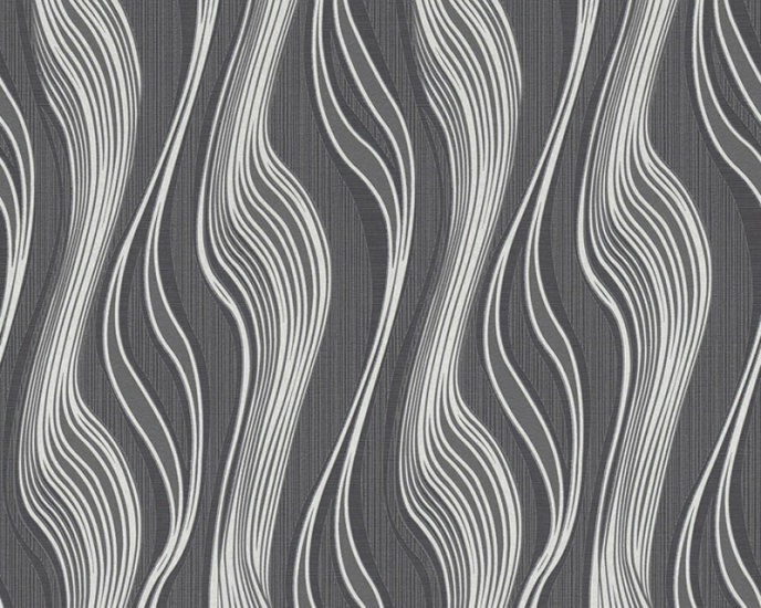 AS Creation Trendwall | 3714-16 - 371416 - Zwart / Zilver Behang