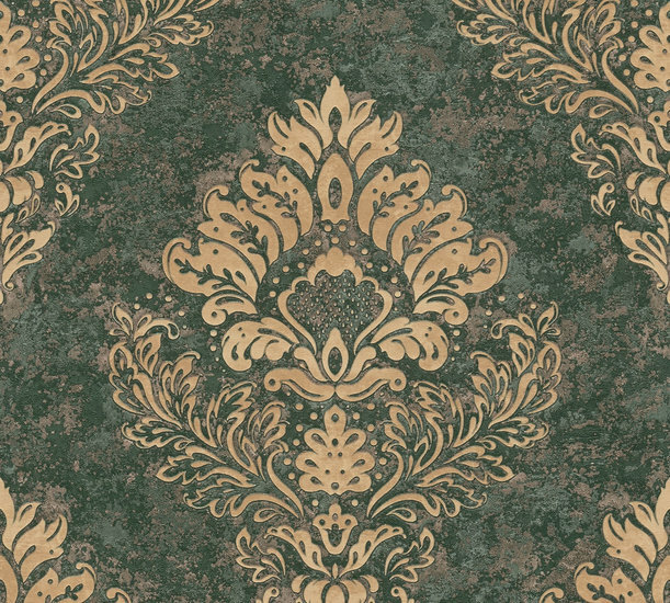 AS Creation Metropolitan Stories II Alena / St. Petersburg 37901-1 - 379011 - Groen / Goud Behang
