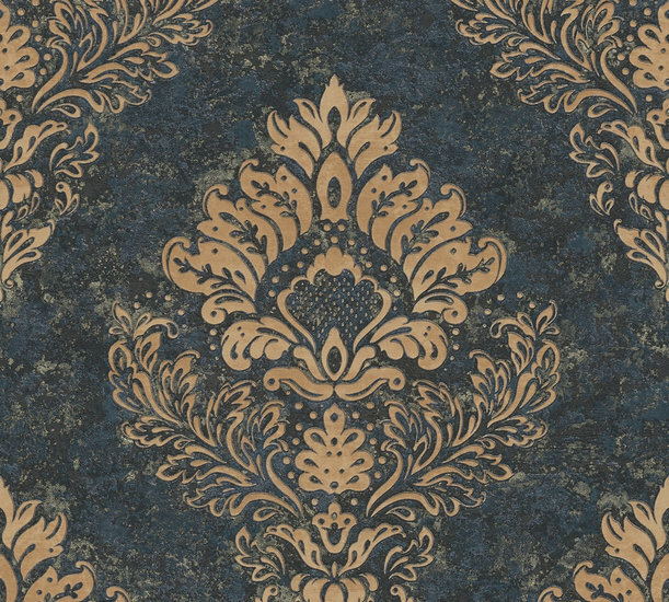 AS Creation Metropolitan Stories II Alena / St. Petersburg 37901-2 - 379012 - Blauw / Goud Behang