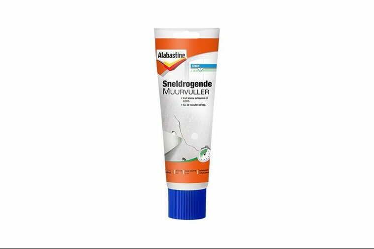 ALABASTINE SNELDROGENDE MUURVULLER TUBE 330GR Behang