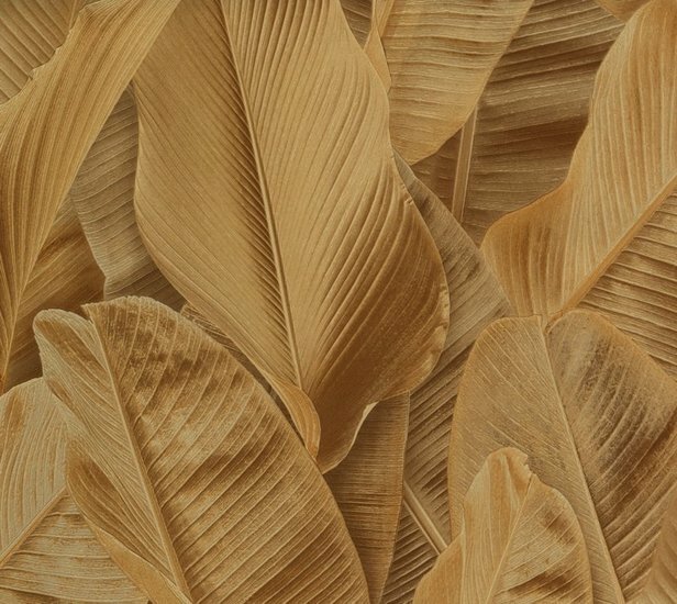 Montecolino Folium FO17802 Golden Banana Leaves Behang