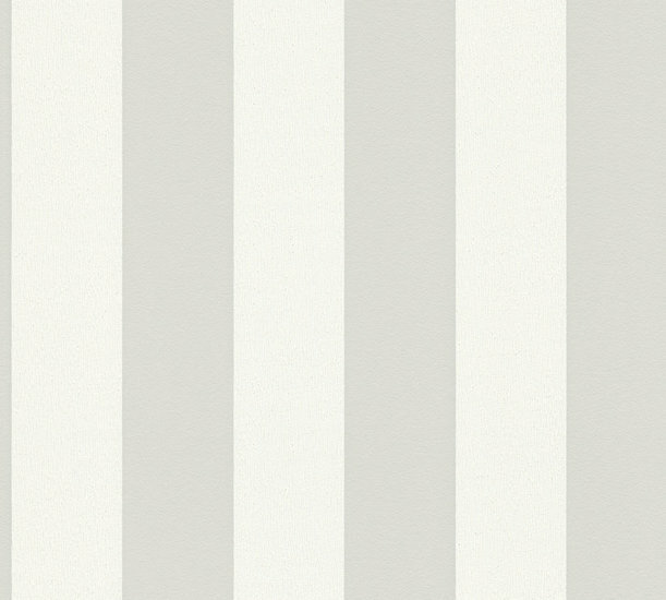 AS Creation Trendwall 2 - 38101-2 - 381012 Grijs Streep / Wit Behang