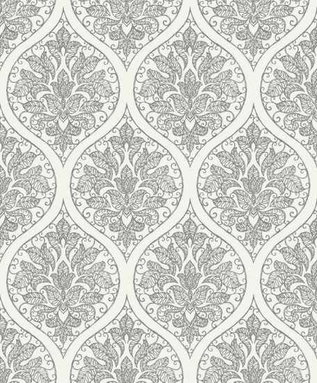 Noordwand Emporium 7002 Metallic - Wit Behang