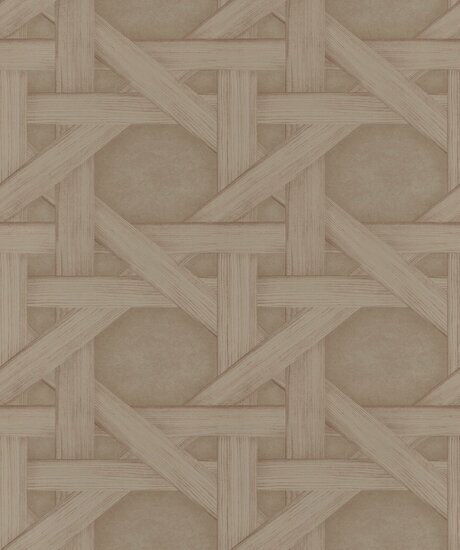 BN Wallcoverings Riviera Maison 3 - 221102 - Bruin Behang