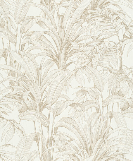 Dutch Wallcoverings Asperia A51402 wit - goud Behang