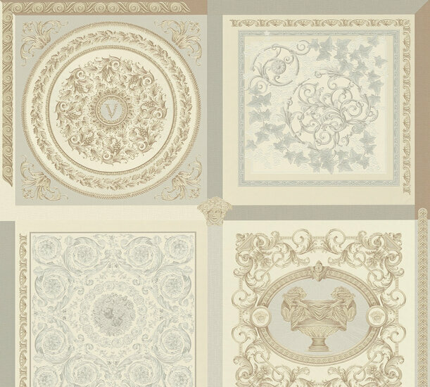 Versace Home 5 38704-2 Grijs Behang