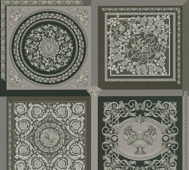 Versace Home 5 38704-4 Zilver Behang