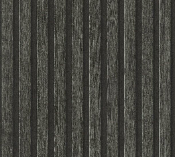 A.S Creation 39109-4 - Grijs / Zwart Behang