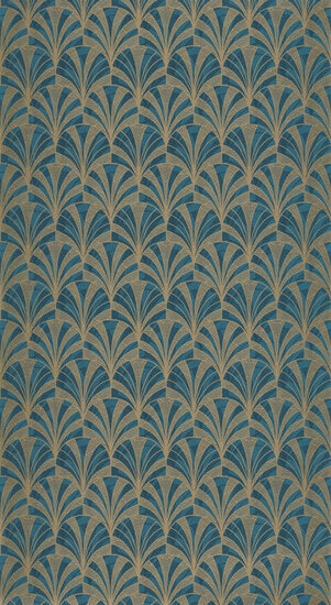 Casadeco 1930 MNCT85736313 - Blauw Behang