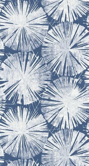 Casadeco Ginkgo GINK86226506 - Blauw Behang