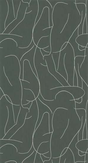 Casadeco Gallery GLRY86107321 - Groen Behang