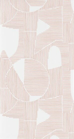 Casadeco Gallery GLRY86124114 - Roze / Wit Behang