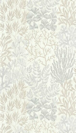 Casadeco Voyage Onirique ONIR87221030 - Beige / Wit Behang