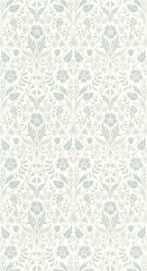Casadeco Arts &amp; Crafts ARCR86339102 - Grijs / Wit Behang
