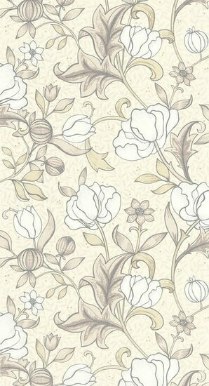 Casadeco Arts &amp; Crafts ARCR86341214 - Beige Behang