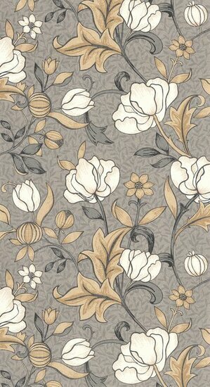 Casadeco Arts &amp; Crafts ARCR86341424 - Beige Behang