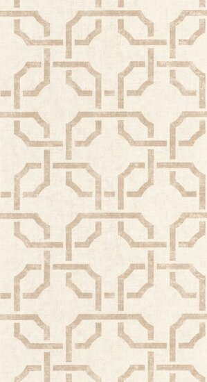 Casadeco Vienne VIEN87351301 - Beige / Geel Behang