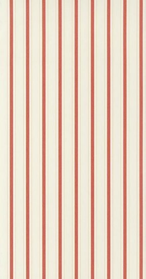 Casadeco Les Belles Toiles De Jouy LBTJ81578225 - Rood / Wit Behang