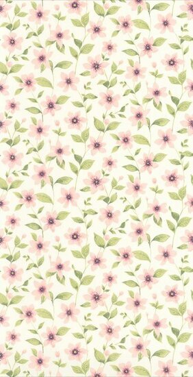 Casadeco Gardens GADN87644352 - Roze / Wit Behang