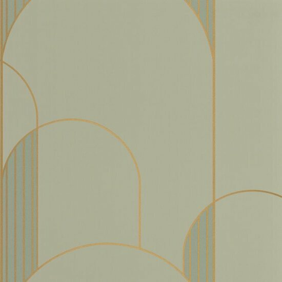 Caselio Labyrinth LBY102117020 - Groen Behang