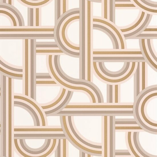 Caselio Labyrinth LBY102121020 - Beige Behang