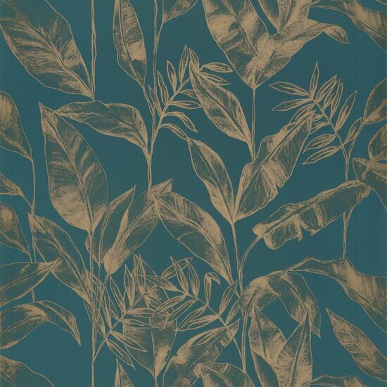Caselio Only Blue ONB102636124 - Blauw Behang